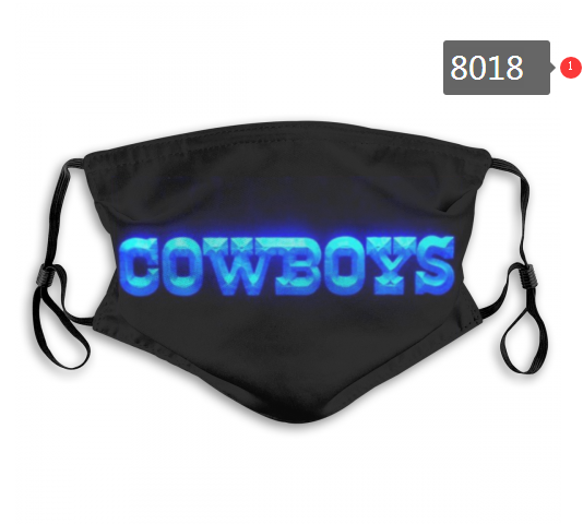 NFL 2020 Dallas Cowboys2 Dust mask with filter
